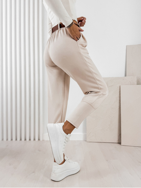 PANTALONI LEFT BEJ