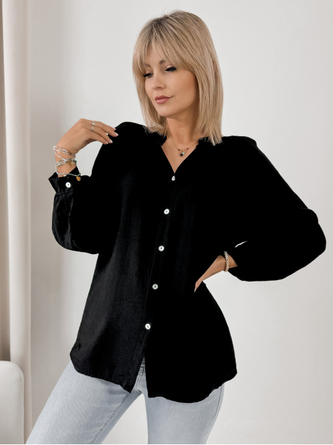 SHIRT VELNO BLACK