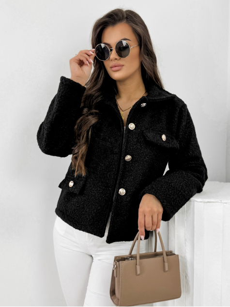 STRIUKĖ BOUCLE XAVIA JUODA