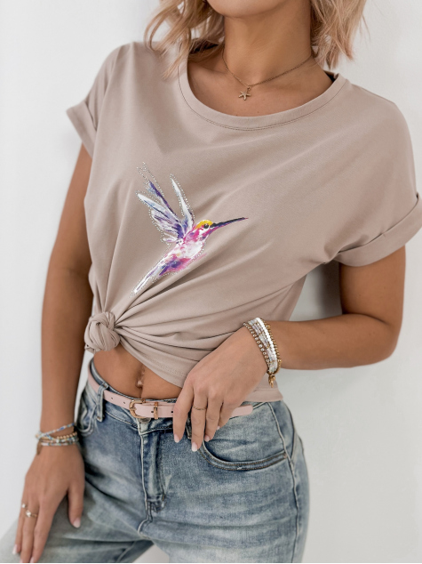 BLUSE NORAL BEIGE