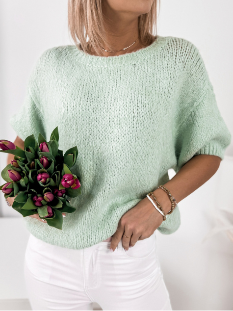 PULLOVER KYRO MINTFARBENER