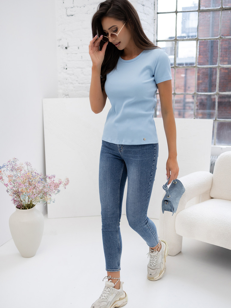 BLOUSE AUBREY BLUE CIEL