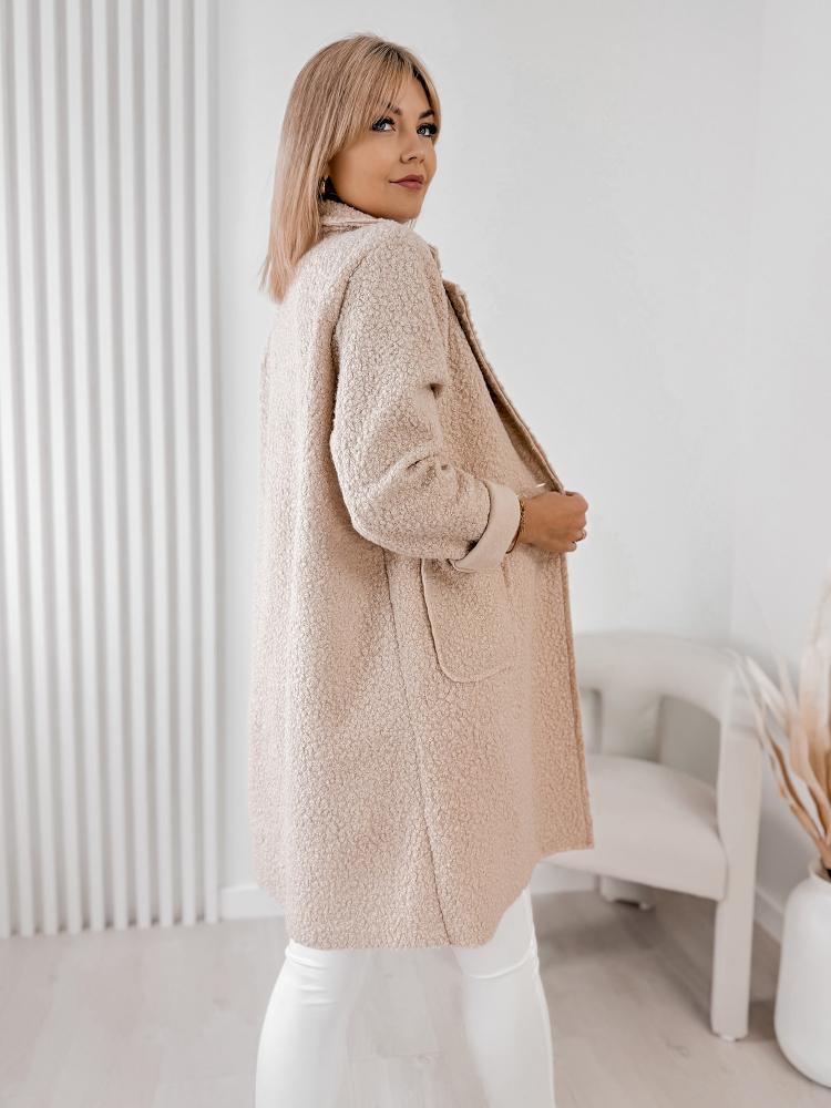 COAT BOUCLE MELINDA BEIGE