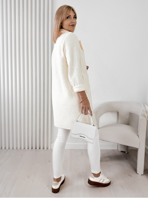 PALTAS MELINDA BOUCLE ECRU
