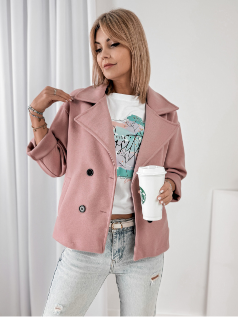 COAT NAYA POWDER PINK