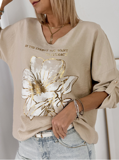 BLUZA ZINZA BEJ