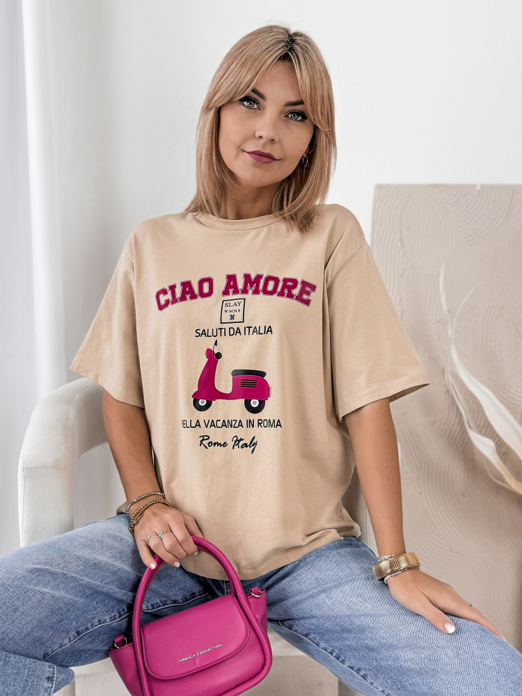 BLUSE AMOREMI BEIGE