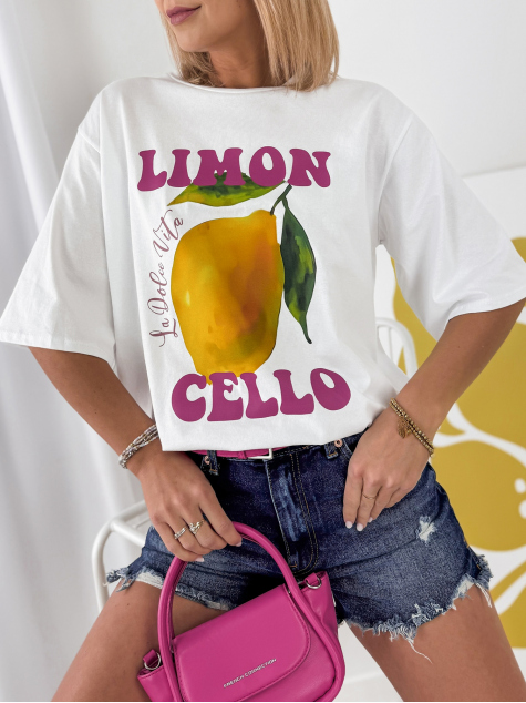 BLÚZKA LIMONES BIELA