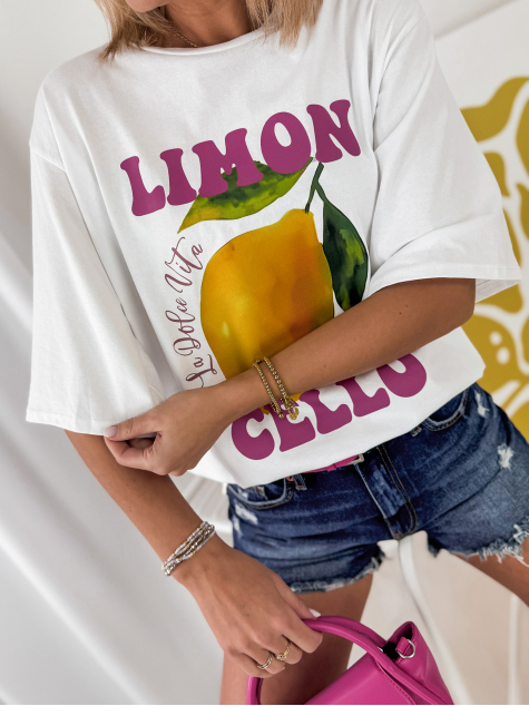 BLOUSE LIMONES WHITE