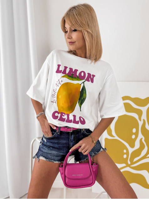 BLÚZKA LIMONES BIELA