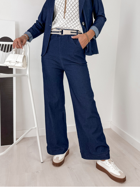 PANTALON JAMINNA BLEU FONCÉ