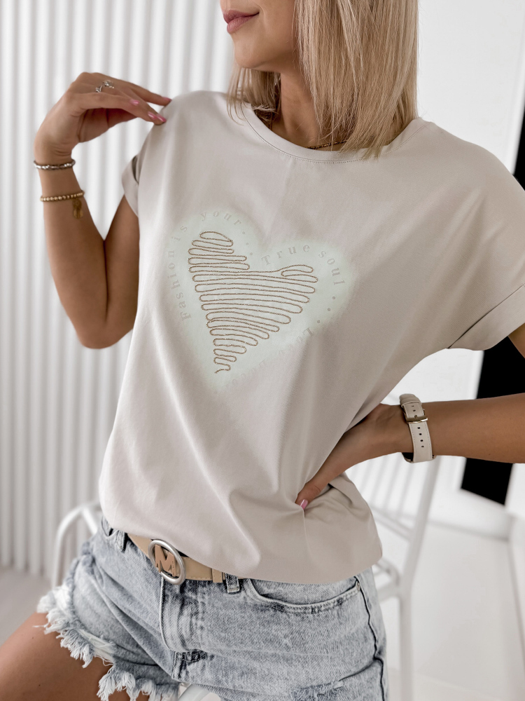 BLUSE VENEKA BEIGE