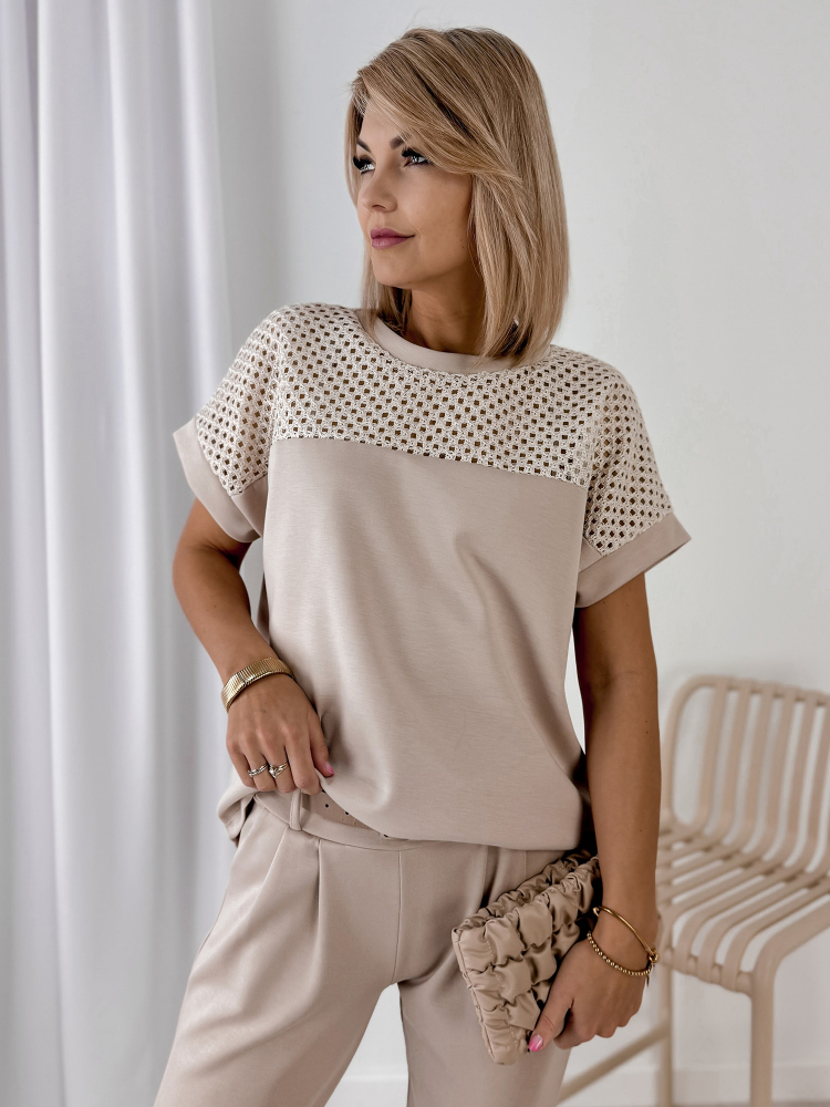 BLOUSE MILARA BEIGE