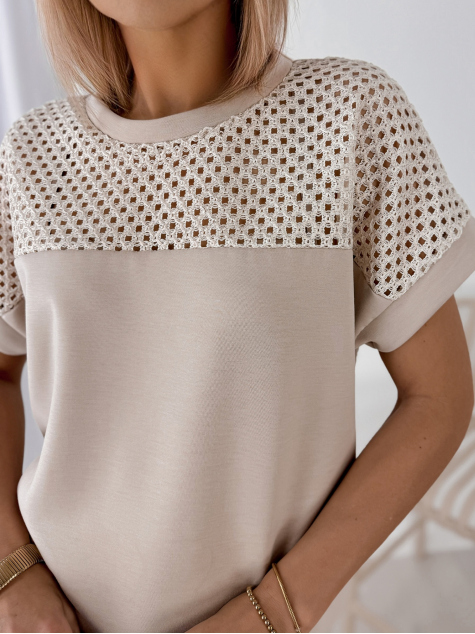 BLOUSE MILARA BEIGE