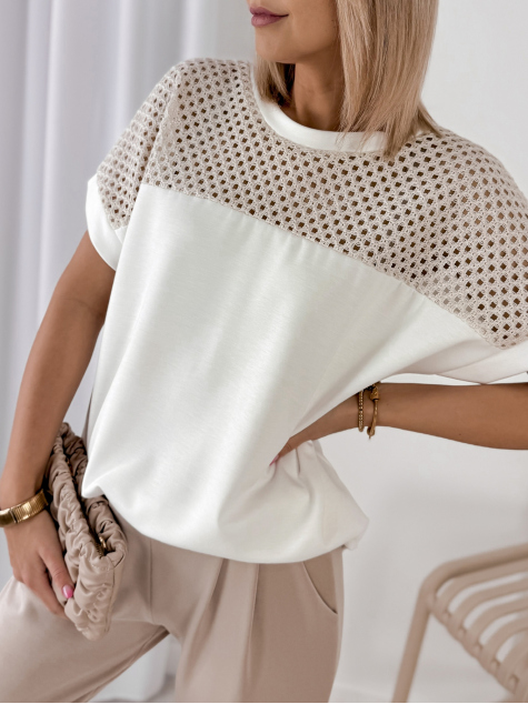 BLUZA MILARA ECRU