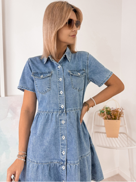 KLEID ANNABEL JEANSBLAU