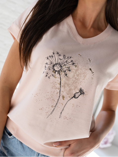 BLUSE VIRON PUDERROSA