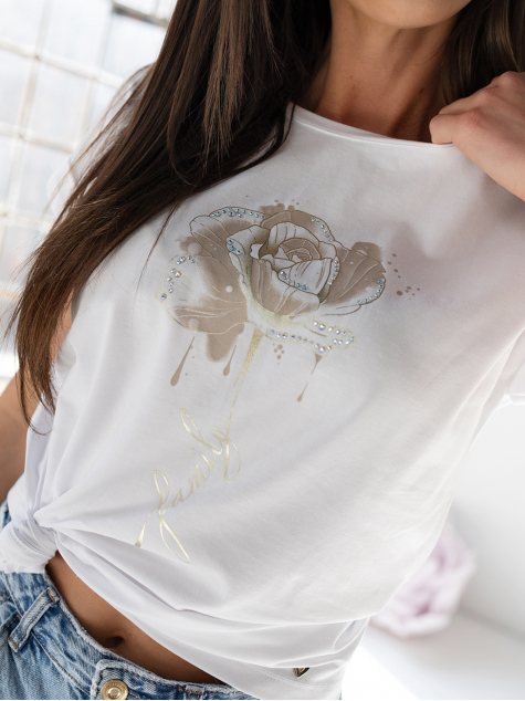 BLOUSE ZALON BLANC