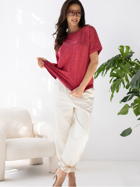 BLOUSE LERAVI BORDEAUX