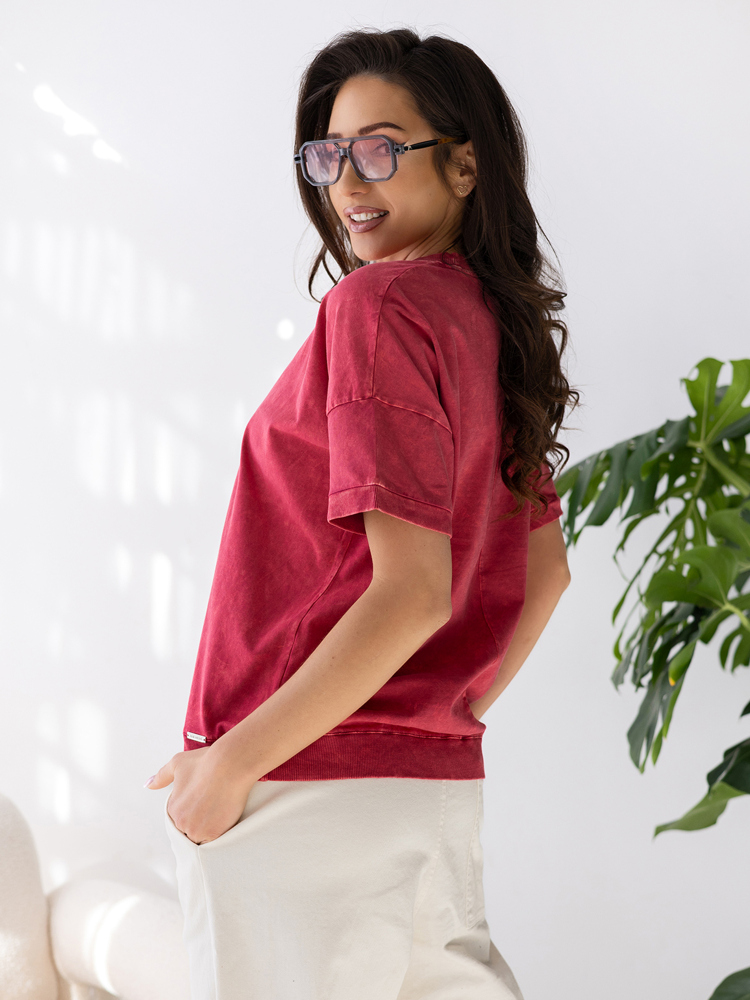 BLUSE LERAVI Bordeaux