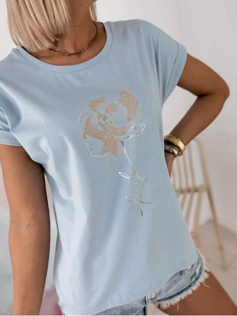 BLOUSE ZALON BLUE