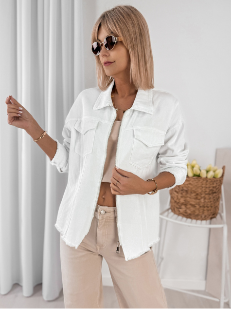 VESTE BERRA BLANC