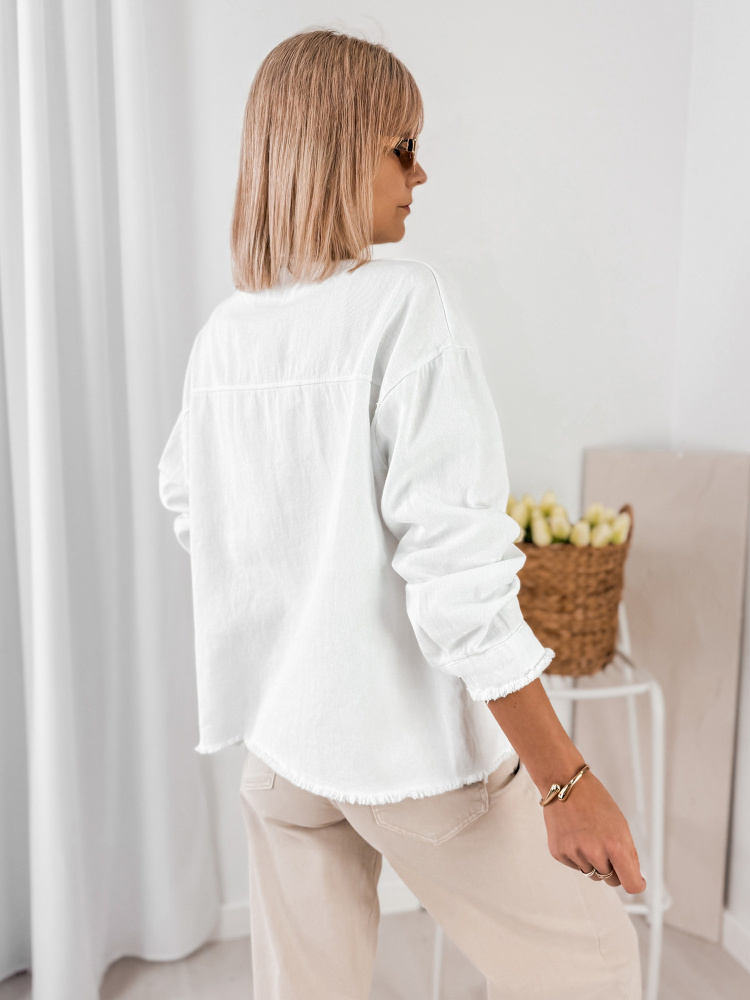 VESTE BERRA BLANC