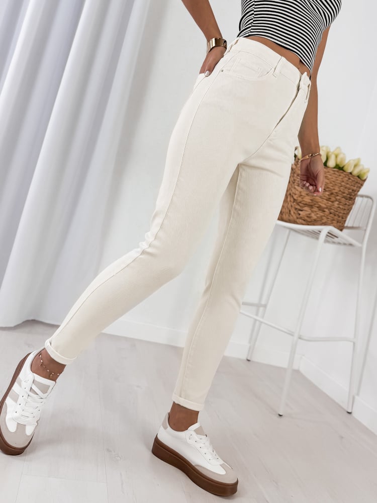 PANTALONI SETUBAL CREM