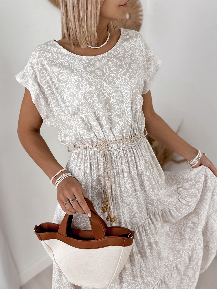ROBE TIRANNA BEIGE