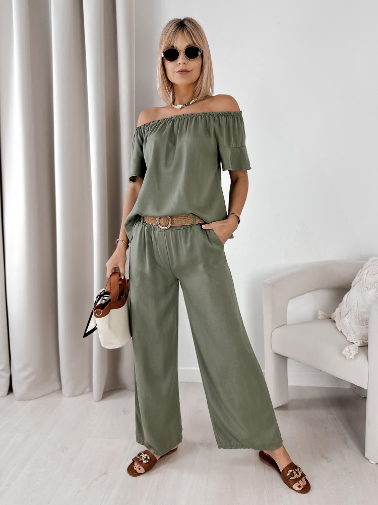 PANTALONI ENESSA KHAKI