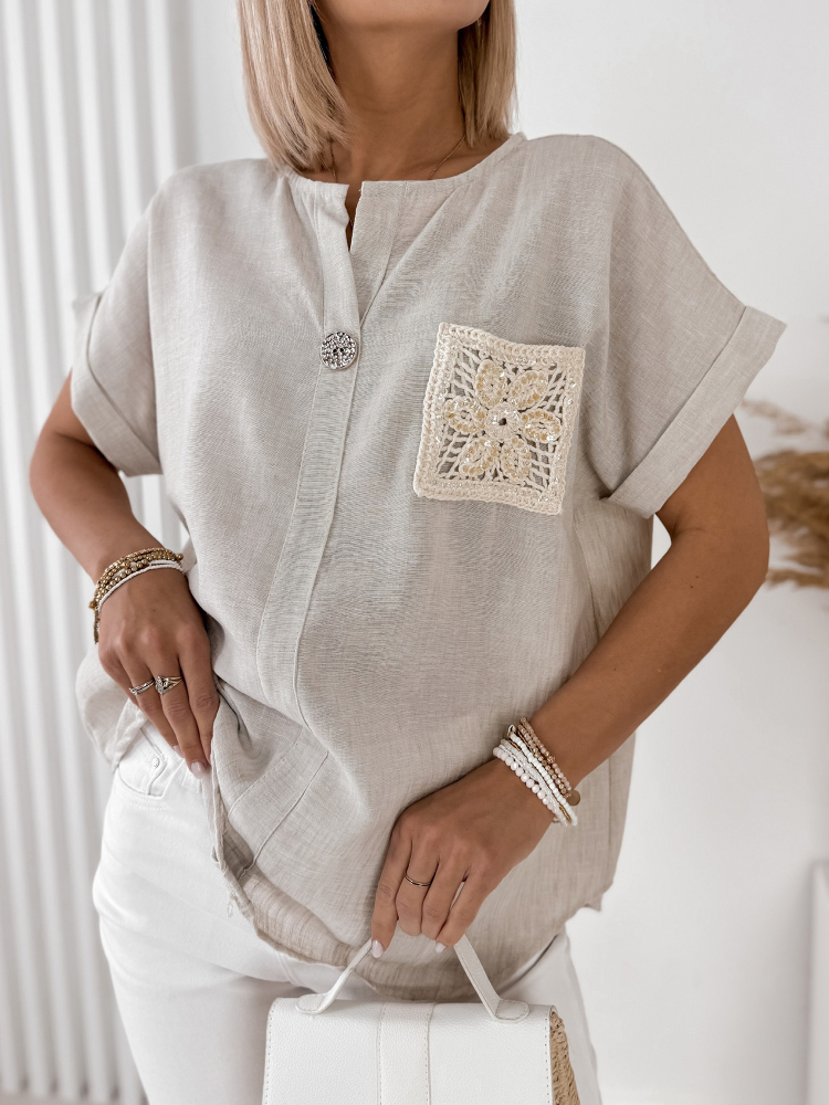 BLOUSE VALNIA BEIGE