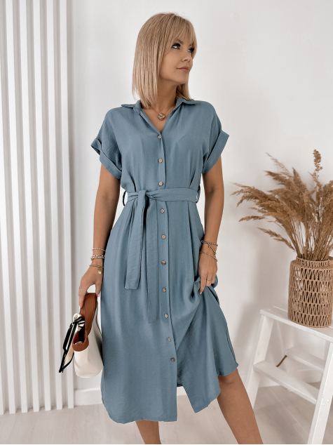 DRESS DELINA BLUE