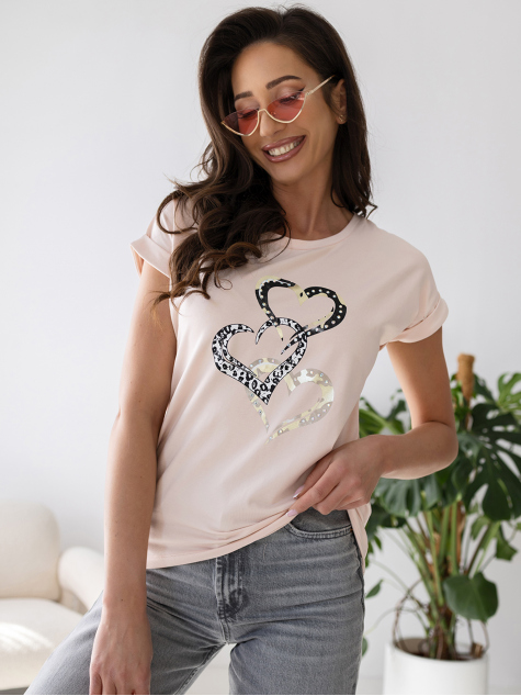 BLUZA CARVIA ROZ PUDRAT