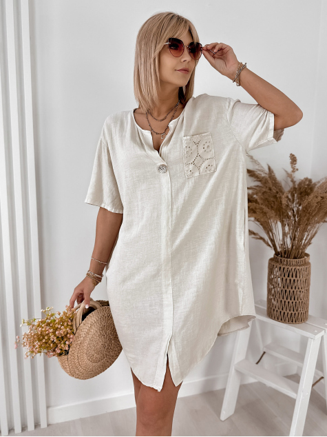 KLEID LUNARE BEIGE