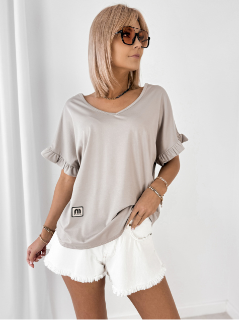 BLOUSE VERANI BEIGE FONCÉ