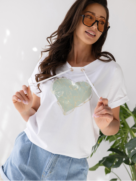 BLUSE ENORIS WEISS