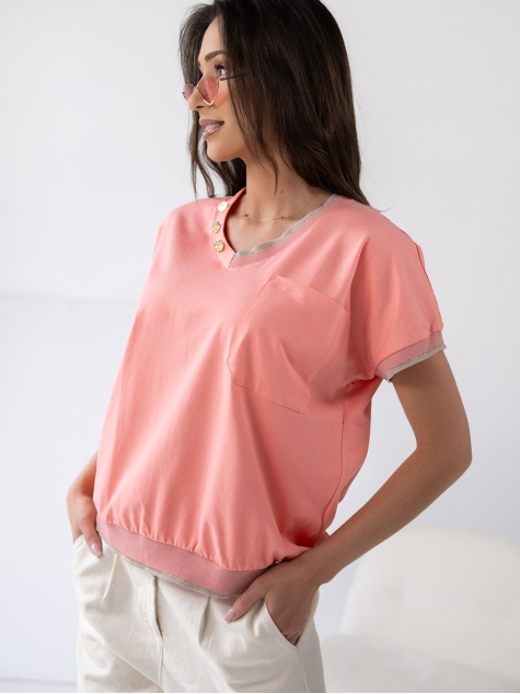 BLOUSE IRVELLA CORAL