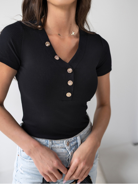 BLOUSE LERONA BLACK