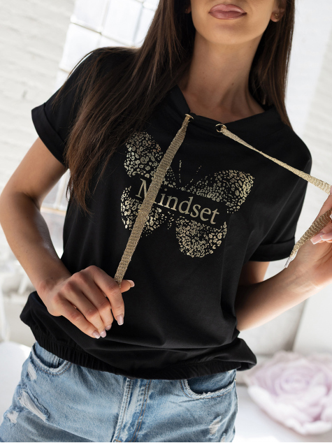 BLOUSE MINDSET BLACK