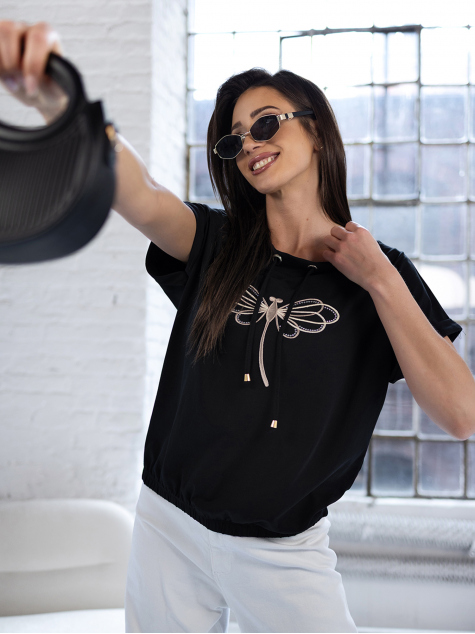 BLOUSE TOON BLACK