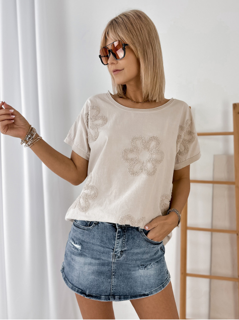 BLUSE TAMORIA BEIGE