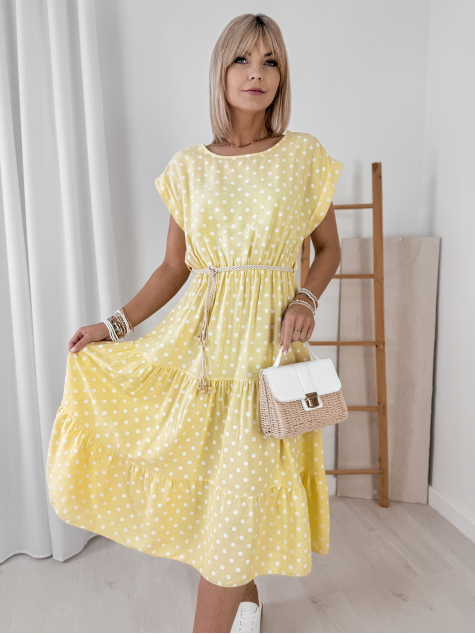 DRESS LOVAREL YELLOW