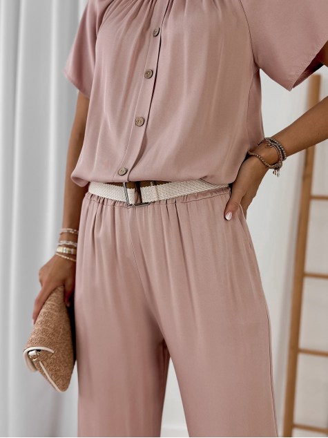 PANTALON KIRELLA ROSE POUDRE