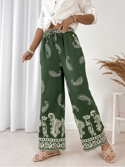 PANTALON VELMIRA VERT