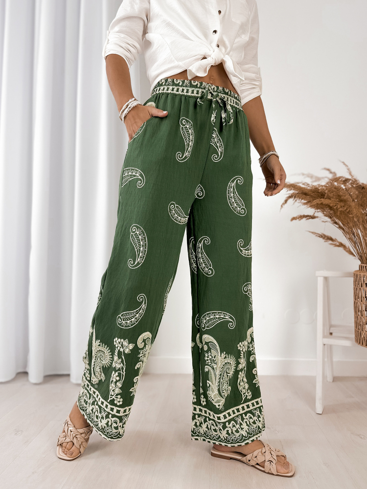 HOSE VELMIRA GRÜN