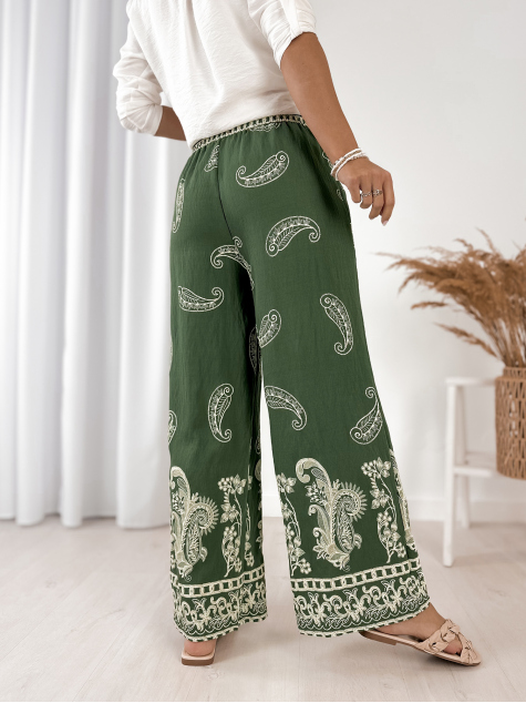 PANTALONI VELMIRA VERDE