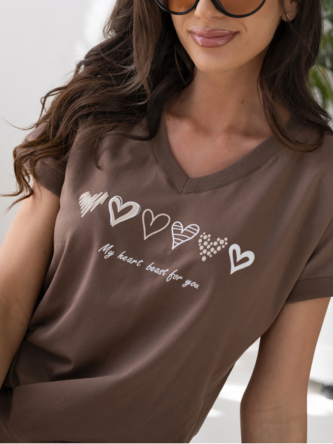 BLOUSE TINNA BROWN