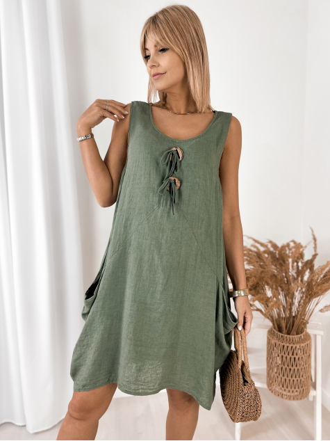 DRESS LIVIANA KHAKI