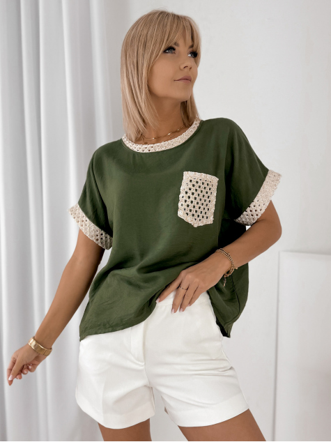 BLOUSE LUMIRIA KAKI