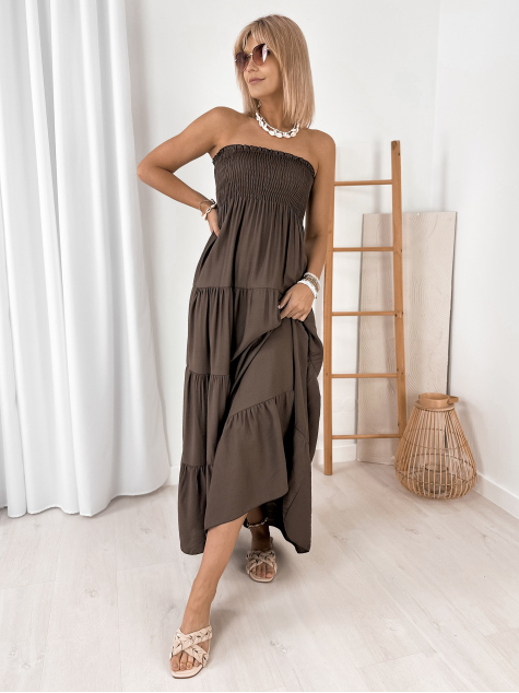 SUKNELĖ FLAMIRA RUDA